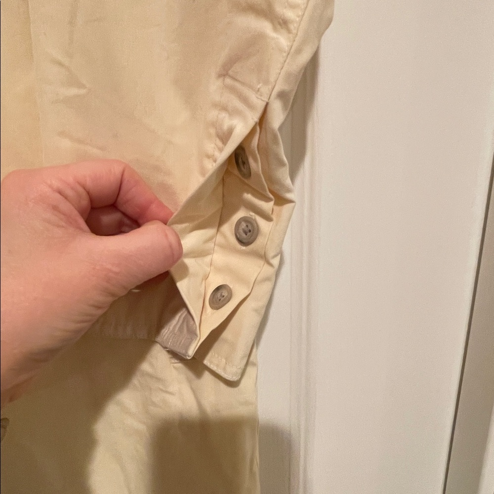 Coach Yellow Sateen Walking Trench Coat Jacket Signature Lining Size XS - Picture 6 of 15